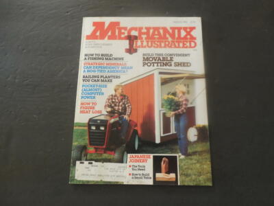 Mechanix Illustrated Mar 1982 How To Build A Fishing Machine      ID:34477