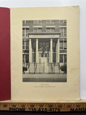 pychon regius 洋書　短期間値下 1931 Jan John J Pershing Junior High School PS 220 Brooklyn NY