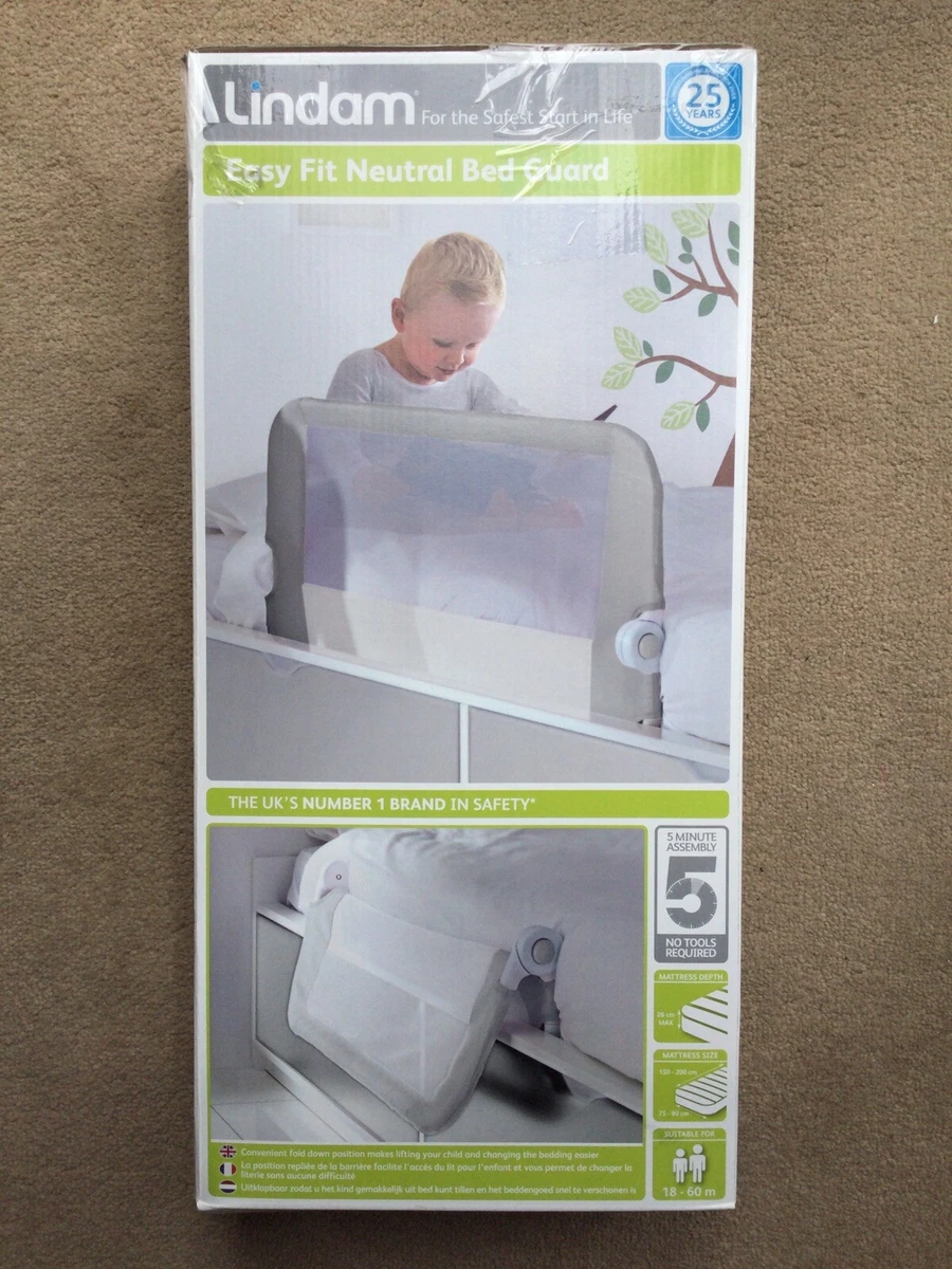 Lindam bed guard clearance white