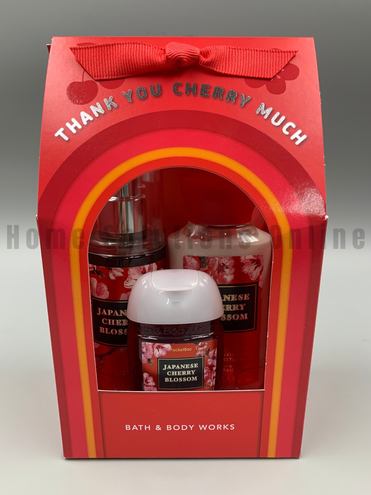 Bath & Body Works Japanese Cherry Blossom Mist Lotion PocketBac Travel Set #768K