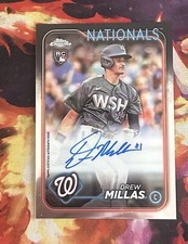2024 Topps Chrome -  Drew Millas Rookie Autographs #RA-DM