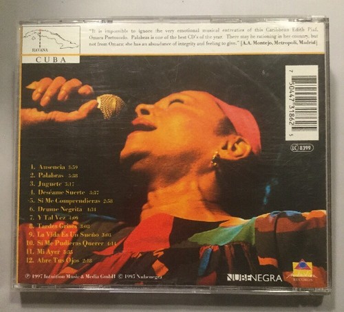OMARA PORTUONDO - Palabras - CD 1997 - Picture 3 of 3