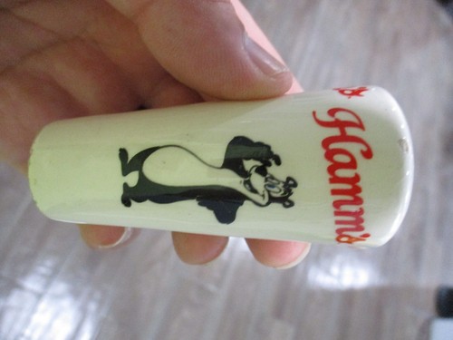Original Hamm's Beer Porcelain advertising tap nob Hamm's Bear 3 1/8'' - Picture 9 of 11