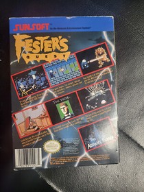 Fester's Quest for NES Nintendo Complete In Box CIB very Good Shape