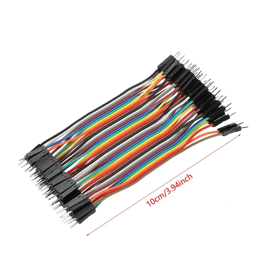 40 cables jumper protoboard de 10cm  Macho Macho cable jumpers dupont 2,54 - Imagen 3 de 3