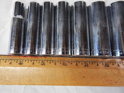 Craftsman 9 Piece ⅜ Drive 6 Point Deep Well Socket (-V-,-G-) | eBay