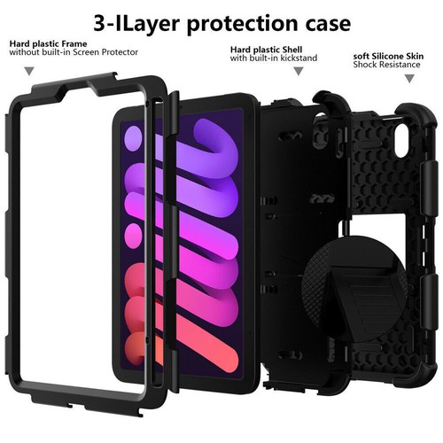 Premium Shockproof Stand Armor Case For iPad 5 6 7 8 9 Air 2 3 4 Mini Pro11 12.9 - Picture 58 of 128