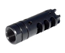 Muzzle Brake Recoil Compensator w/ Jam Nut + Crush Washer 1/2"X28 Steel fit .223
