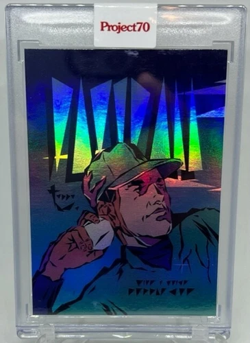 2021 Topps Project 70 #917 1972 Wax Wrapper by Naturel Rainbow Foil 66/70