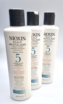 3x Nioxin Scalp Conditioner System 5  300ml G84