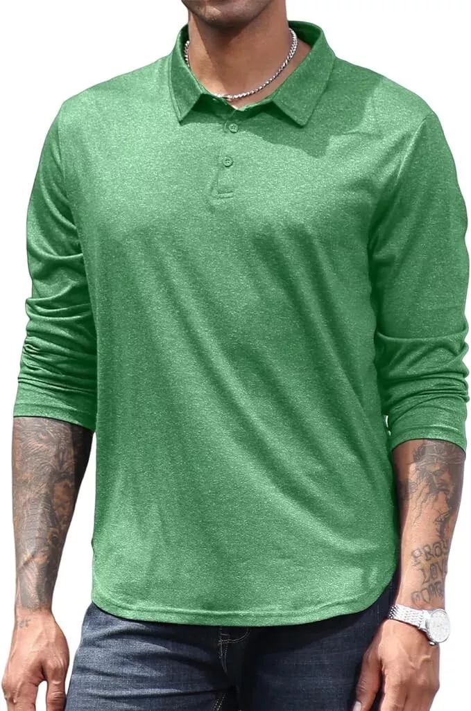 Athletic top collared shirts