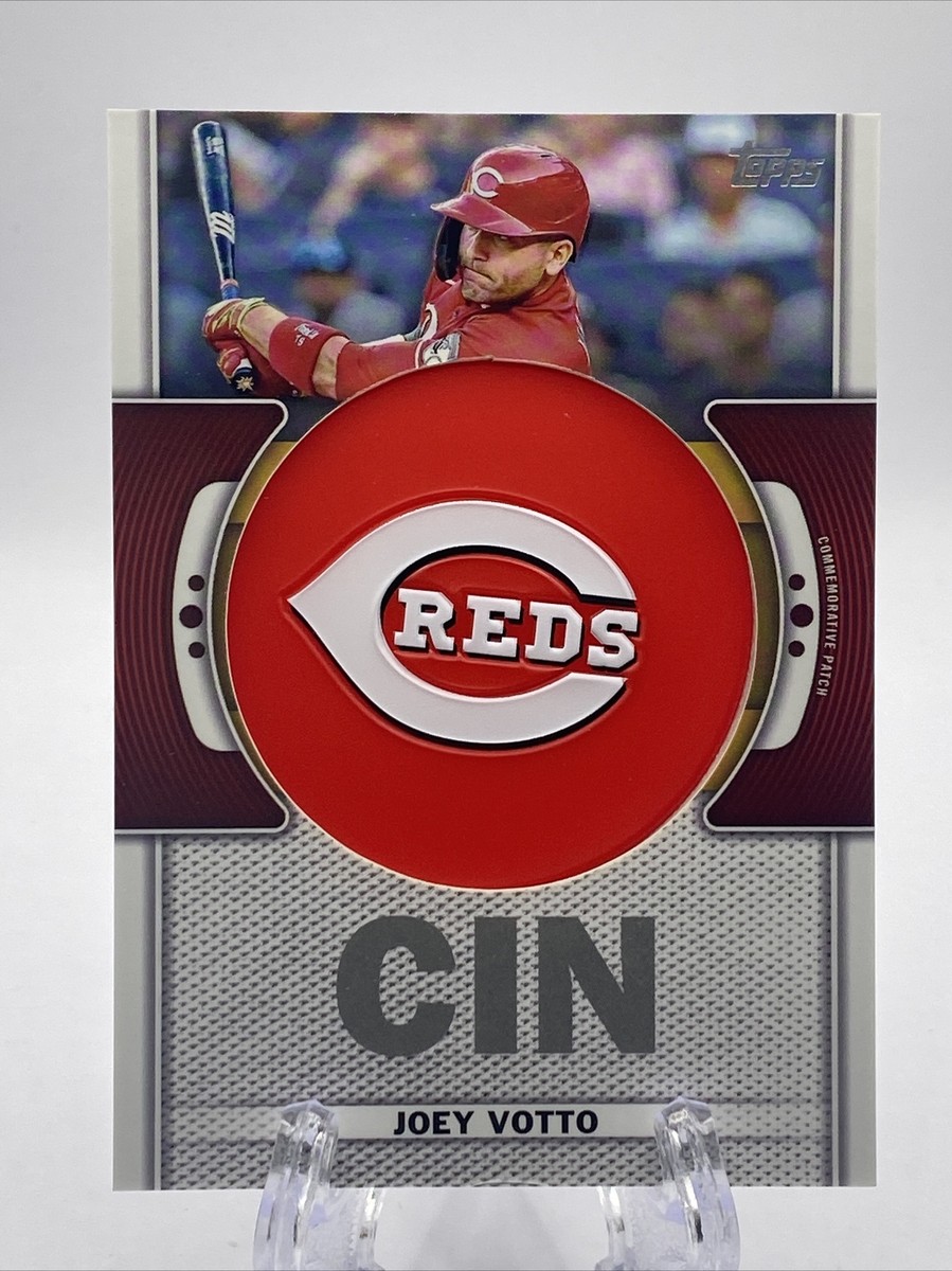 2023 Topps Series 1 Joey Votto Commemorative Team Logo Patch