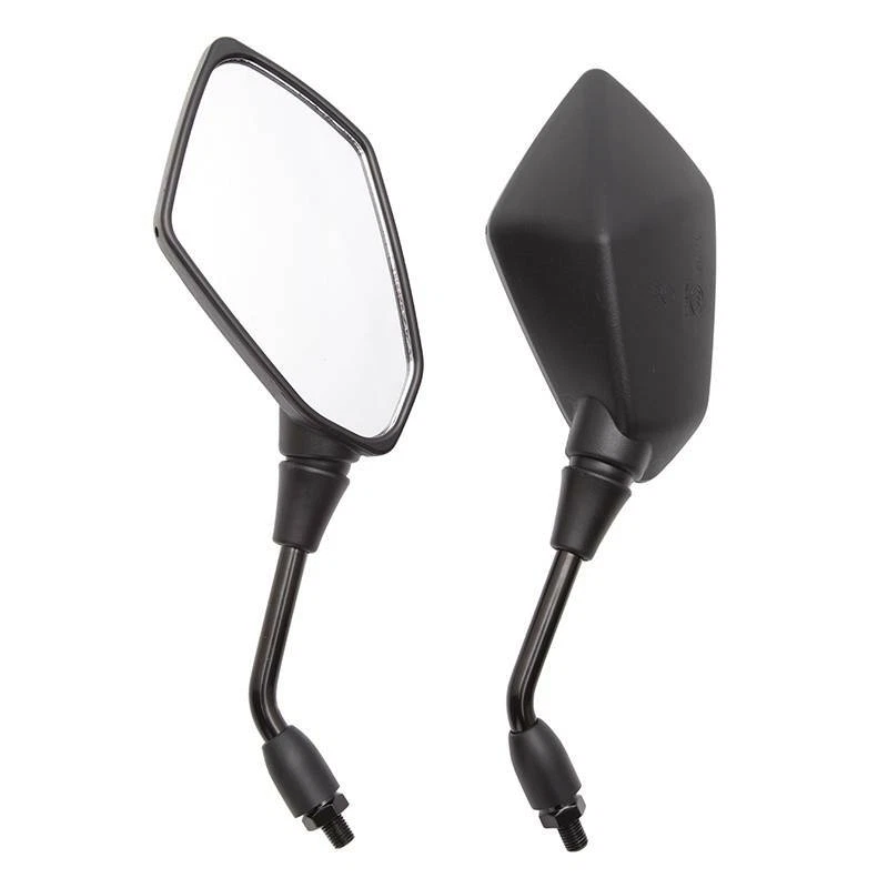 Espejos retrovisores laterales negros para motocicleta 2 piezas para Honda CRF250X CRF230F CRF450X EE. UU. Foto 3 de 4