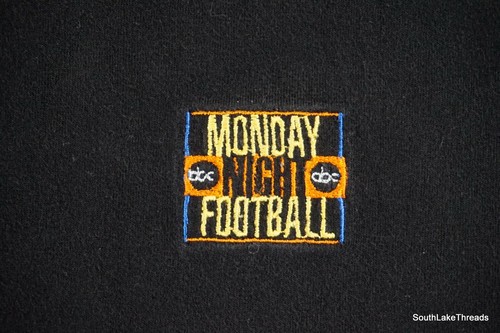 NFL Monday Night Football ABC XL Polo Shirt Vintage 90s Black - Picture 10 of 10