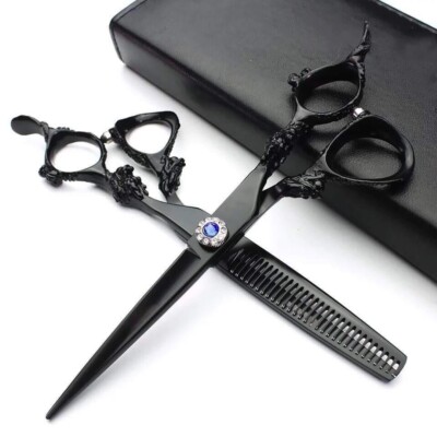 Dragon Barber Friseurschere Friseursalon Haarschneide-/Ausdünnungsschere 7 Zoll
