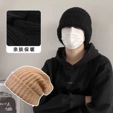 54-60cm Korean Style Oversized Big Knitted Bonnet Casual Warm Fashion Beanie NEW