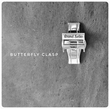 Folding Butterfly clasp Buckle 16mm/18mm/20mm for Grand GS Seiko