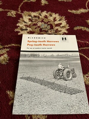 International Harvester Spring Tooth Harrows Brochure FCCA