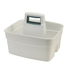 Plastic Kitchen Caddy Organizer Heavy Duty Sink Cleaning Tidy Bowl with Handle