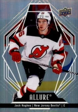 2022-23 Upper Deck Allure Hockey #38 Jack Hughes New Jersey Devils