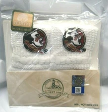 NCAA Florida State Seminoles White No Kick Off Bootie3 Socks 6 MO Two Feet Ahead
