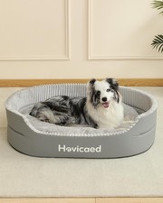 Hovicaed Dog Bed Medium Size Dog, Orthopedic Dogs Couch Bed, Waterproof Pet B...