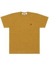 COMME DES GARCONS PLAY SMALL RED HEART T-SHIRT - Olive - AZ-T314-051-5