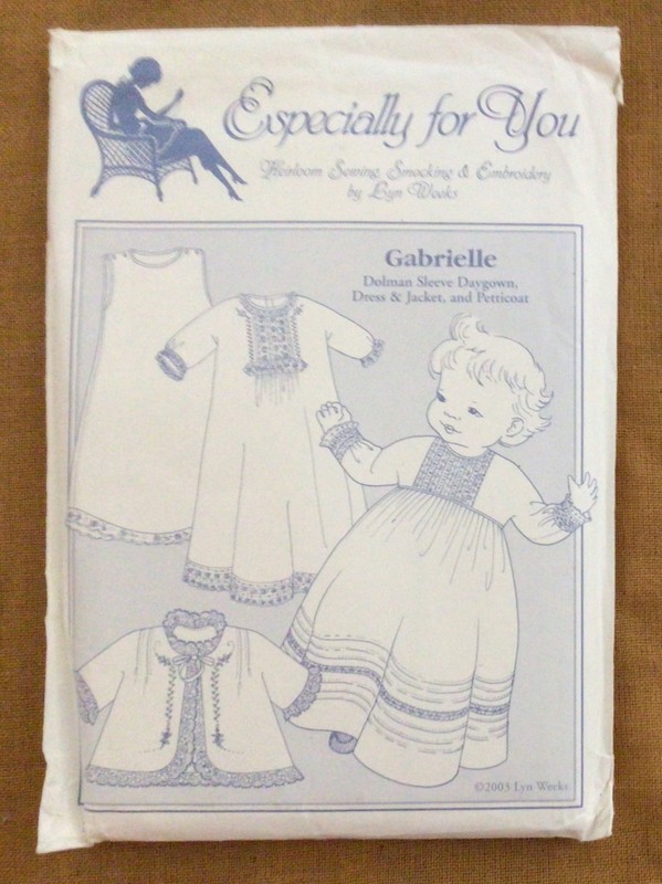 ESPECIALLY FOR YOU Out of Print 2003  “Gabrielle” Heirloom Sewing Pattern Uncut