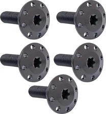 Arlen Ness Floating Brake Rotor Bolts Front Black 5-Pack 300-907 Harley Davidson