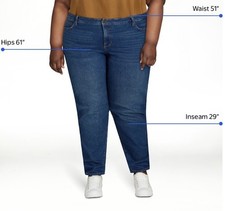 Terra  Sky Plus Size Core Straight Leg Jeans Size 16P Petite