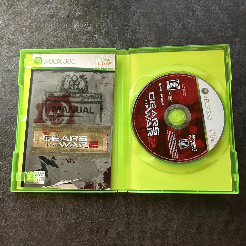 USED Xbox 360 Gears of War 2 Normal Edition JAPAN - Image 3 of 4