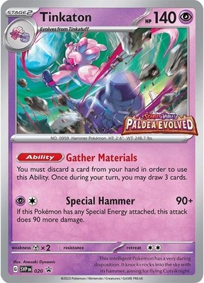 Tinkaton (020) [Scarlet & Violet: Black Star Promos] Lightly Played Holofoil