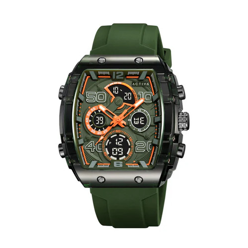 Activa X Invicta Digital Essentials Men's Watch - 45mm. Army Green (ACW8109-004)