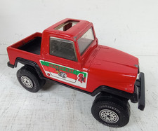 TOOTSIE TOY Vintage Metal Desert Rat Red 4 X 4 Jeep Truck Made In USA