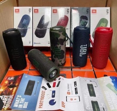 Brandneu JBL Flip 6 Tragbarer Wasserdichter Bluetooth Lautsprecher - Schwarz - /