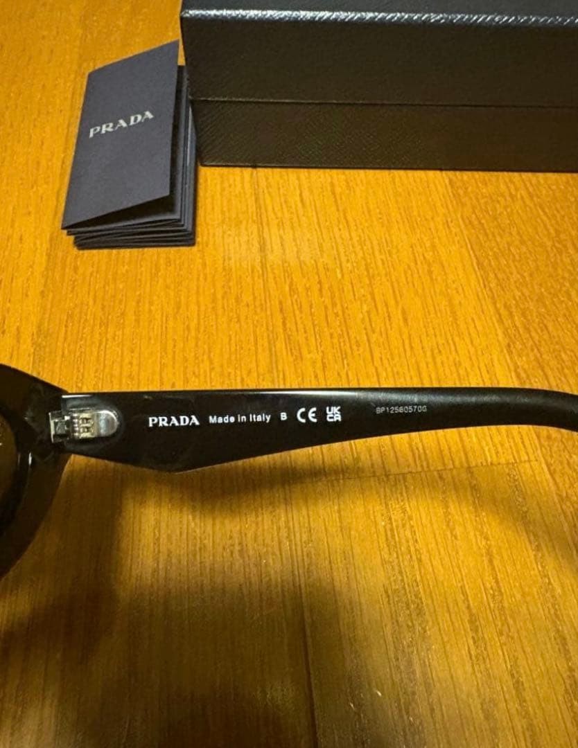 Prada Black Cat Eye Sunglasses, Style, Used, Case & Box Included thumbnail 5