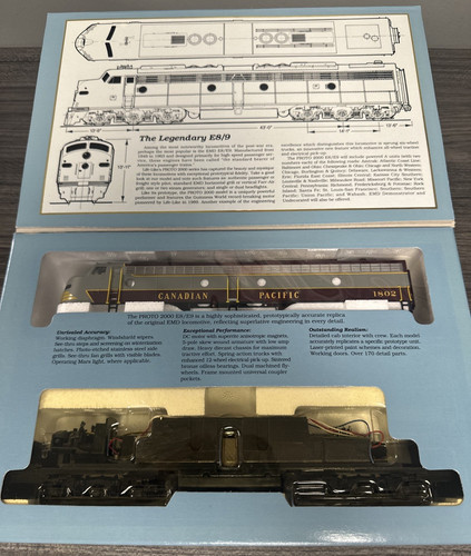 Proto 2000 HO Scale #C8844 E8/9 Diesellok Canadian Pacific #1802 RTR Neu in OVP | Zustand: New