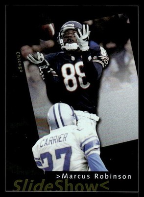 Marcus Robinson 2000 Leaf Rookies & Stars SlideShow #/1000 #S8 Bears ESE