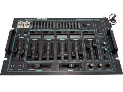 Realistic SSM-2200 Stereo DJ Mixer Sound Mixer Graphic Equalizer - WORKS