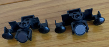 2 x VINTAGE LEGO 4022c01 12v TRAIN BUFFER BEAM & MAGNET - VGC B