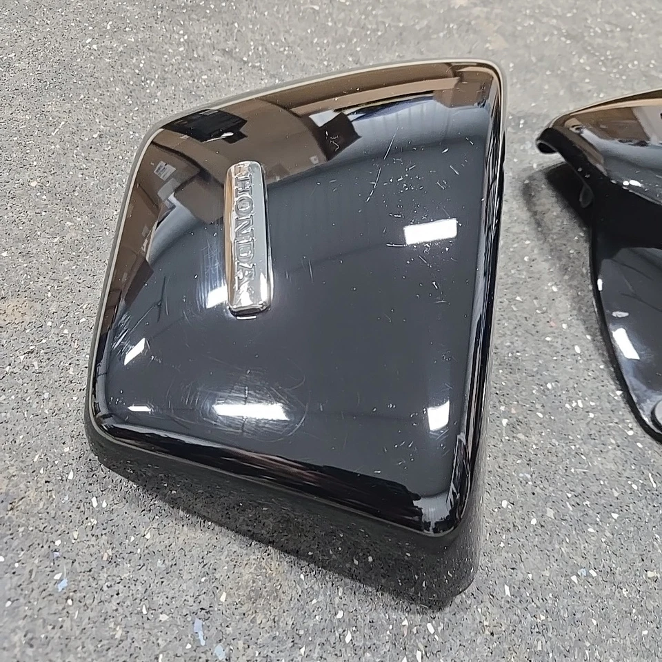 Juego de cubierta lateral de cuadro OEM negro Honda Shadow VT1100C2 2000-2007 Sabre LH RH Foto 4 de 4