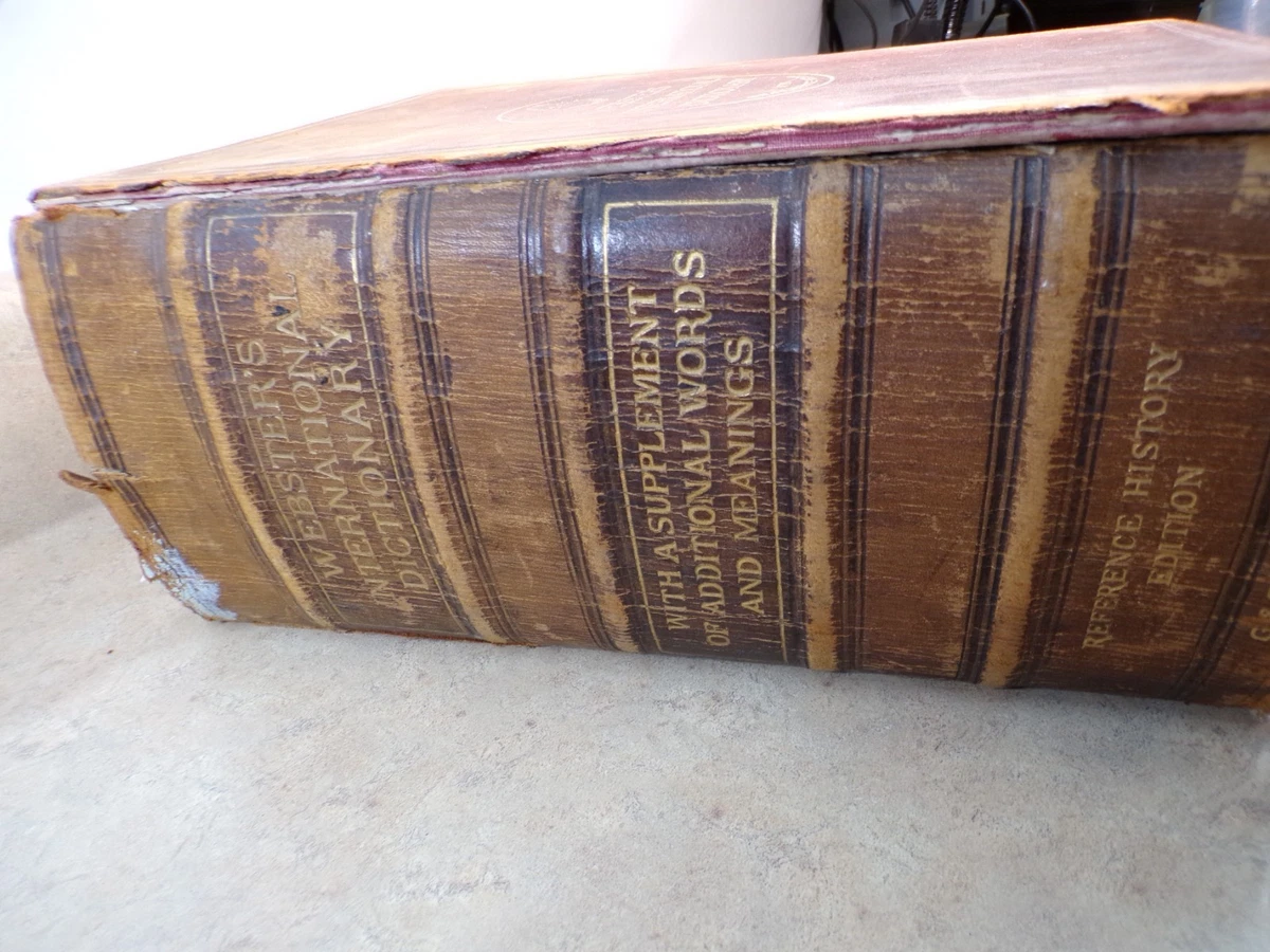 Dictionaries, Thesauri Original 1900-1949 Antiquarian