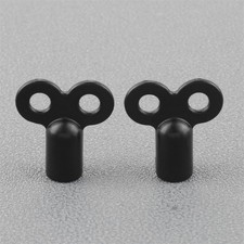 2Pcs Exhaust Valve Key Black 25 26mm Radiator Ventilation Key For Heating Valves