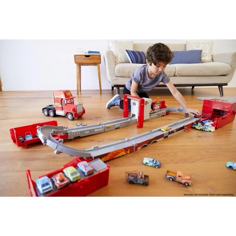 Disney FPK72 Pixar Cars Super Track Mack Hauler and Playset for