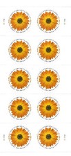 1.70 X 10 = 17.00 Sheet of 10 Global Forever -African Daisy -!!Free Shipping!!