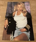 Pamela Anderson 1994 Baywatch Poster Swedish Music magazine Okej Vintage 1990s