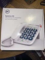 The BT Big Button 200 Corded Telephone Unisex In Box