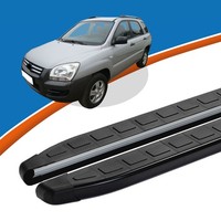 Trittbretter Passend FüR Kia Sportage Ab Baujahr 09/2004-12/2010 Dolu Schwarz Mi
