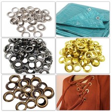 1000pcs Eyelet with Washer Leather Craft Grommets 4/5/6 8/10/12/14/15/16/18/20mm