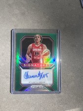 2021 Panini Prizm Chennedy Carter SG-CCT GREEN AUTO Atlanta Dream WNBA